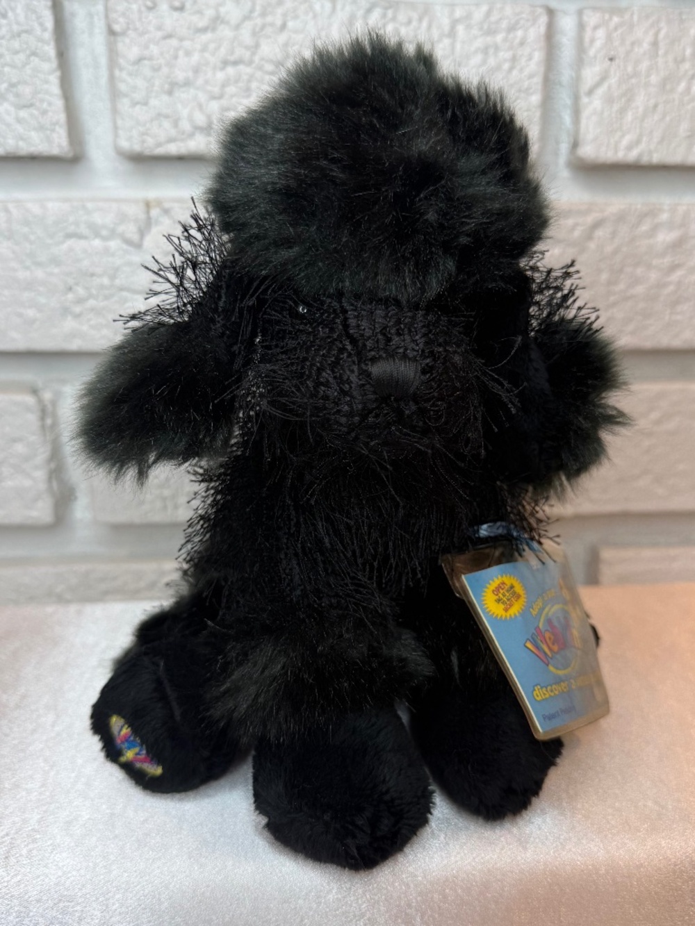 Webkinz Black Poodle Plush with Code / Tag